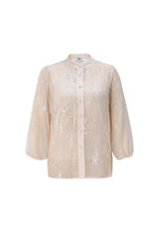 Load image into Gallery viewer, Amaia Allover Sequin Sheer Blouse