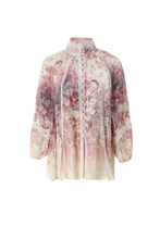 Load image into Gallery viewer, Brenda Floral Sheer Blouse