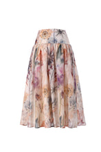 Load image into Gallery viewer, Cameron Floral Pleated Midi Skirt