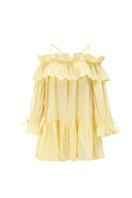 Load image into Gallery viewer, Dakota Off-Shoulder Ruffle Mini Dress