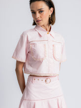 Load image into Gallery viewer, Gianna Pocket Embroidered Blouse