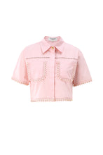 Load image into Gallery viewer, Gianna Pocket Embroidered Blouse