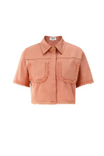 Load image into Gallery viewer, Gianna Pocket Embroidered Blouse