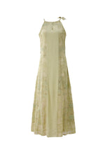 Load image into Gallery viewer, Misty Lace Panel Halter Maxi Dress
