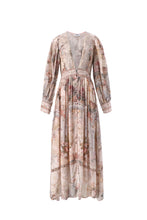 Load image into Gallery viewer, Laura Floral V-Neck Maxi Dress
