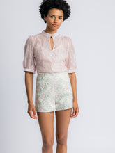 Load image into Gallery viewer, Maria Embroidered Mesh Top