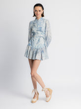 Load image into Gallery viewer, Natalie Floral Ornamental Print Mini Dress