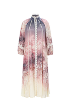 Load image into Gallery viewer, Paola Gradient Floral Print Maxi Dress