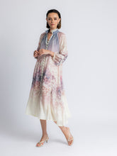 Load image into Gallery viewer, Paola Gradient Floral Print Maxi Dress