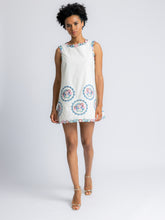 Load image into Gallery viewer, Samantha Embroidered Sleeveless Mini Dress