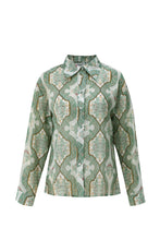 Load image into Gallery viewer, Scarlet Geometric Embroidered Blouse