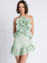 Load image into Gallery viewer, Skyler Floral Appliqué Asymmetric Dress