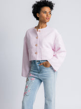 Load image into Gallery viewer, Vittoria Textured Cropped w/ Button Jacket