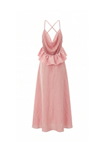 Load image into Gallery viewer, Morgan Silky Floral Bow Dress