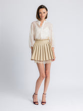 Load image into Gallery viewer, Amaia Allover Sequin Sheer Blouse
