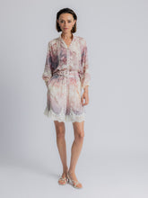 Load image into Gallery viewer, Catalina Printed Lace-Hem Shorts
