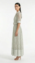 Load image into Gallery viewer, Monroe Tailored Collar Lace Dress
