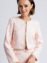 Load image into Gallery viewer, Anna Lace Cropped w/ Zip Jacket
