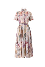 Load image into Gallery viewer, Floral dress on a white background
