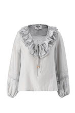 Load image into Gallery viewer, Aria Lace Ruffle Blouse
