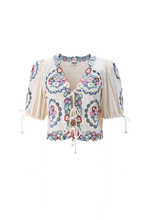 Load image into Gallery viewer, Carrie Embroidered Floral Tops
