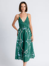 Load image into Gallery viewer, Janelle Lace Panel Midi Dress
