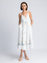 Load image into Gallery viewer, Janelle Lace Panel Midi Dress
