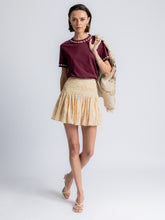 Load image into Gallery viewer, Lottie Silhouette Lace Mini Skirt
