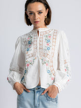 Load image into Gallery viewer, Lexi Floral Embroidered Blouse
