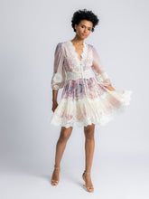 Load image into Gallery viewer, Pamela Lace Ruffle Mini Dress
