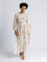 Load image into Gallery viewer, Quinn Delicate Floral Embroidered Midi Dress
