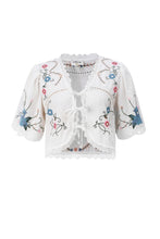 Load image into Gallery viewer, Rue Floral Lace Embroidered Blouse
