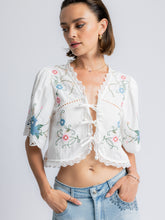 Load image into Gallery viewer, Rue Floral Lace Embroidered Blouse
