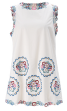 Load image into Gallery viewer, Samantha Embroidered Sleeveless Mini Dress
