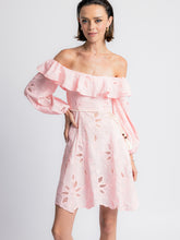 Load image into Gallery viewer, Veronica Off-Shoulder Lace Mini Dress
